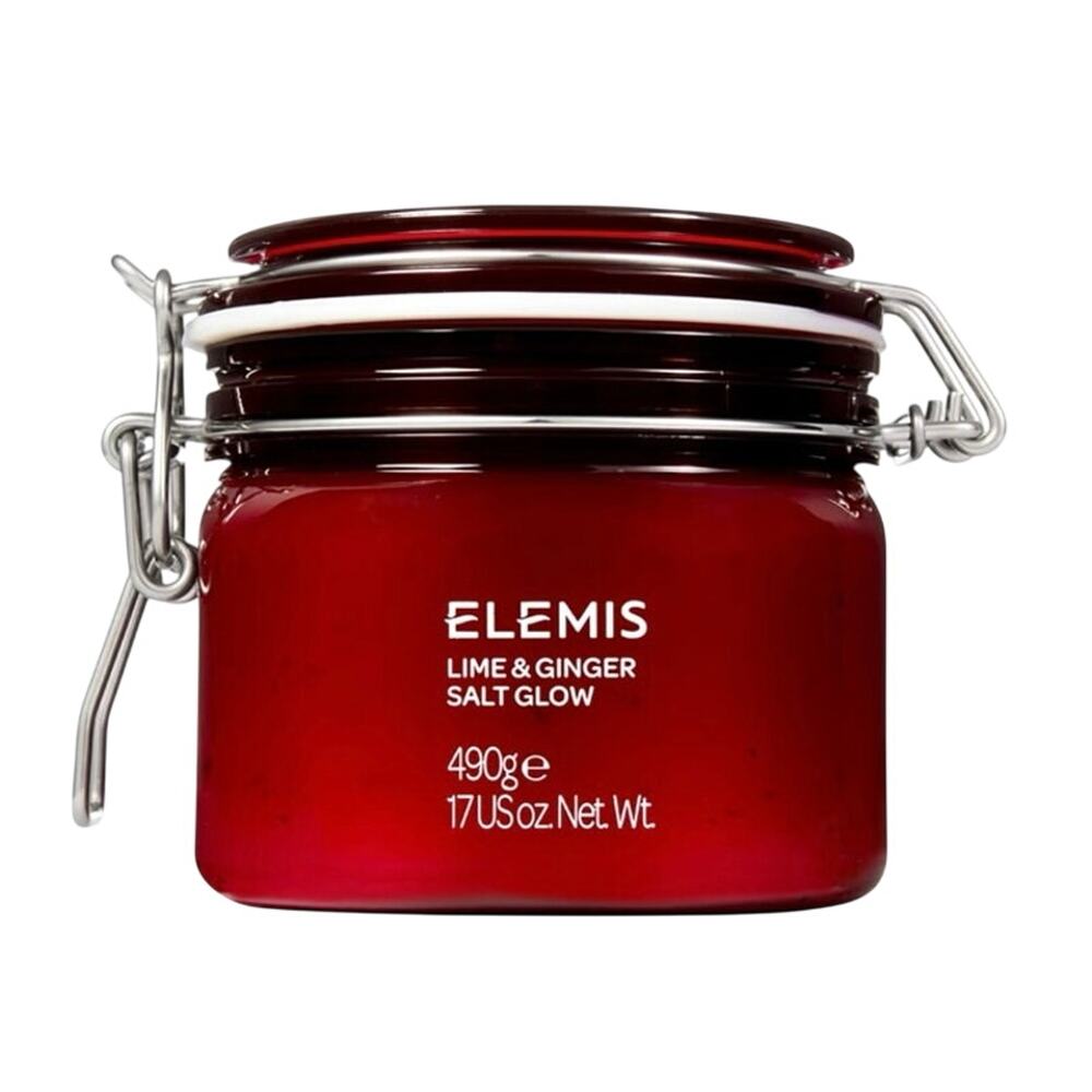 ELEMIS Exotic Lime & Ginger Salt Glow 490g, Invigorating Salt Scrub